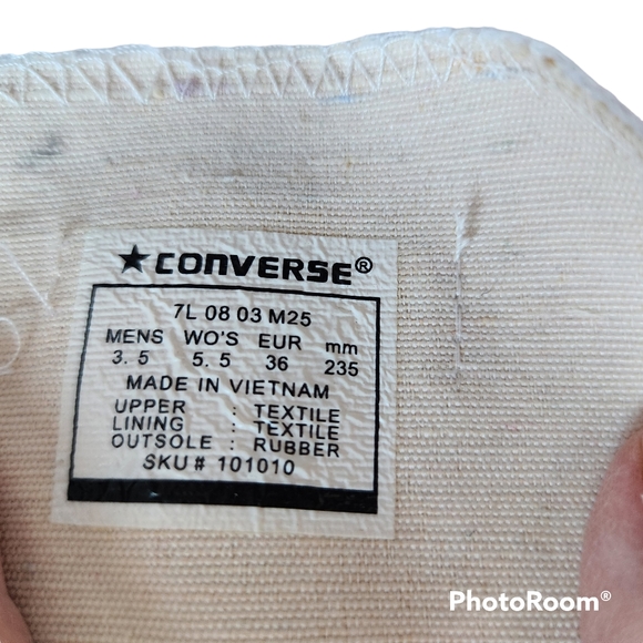 Converse All Star Chuck Taylor INSPIRED Unisex Hand-Painted Hi-Tops Women 5.5 - Picture 13 of 13